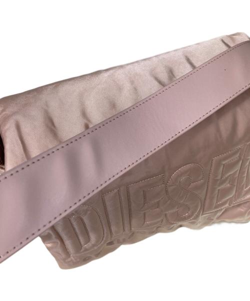 DIESEL（ディーゼル）DIESEL (ディーゼル) パデッド ショルダーバッグ ピンクの古着・服飾アイテム