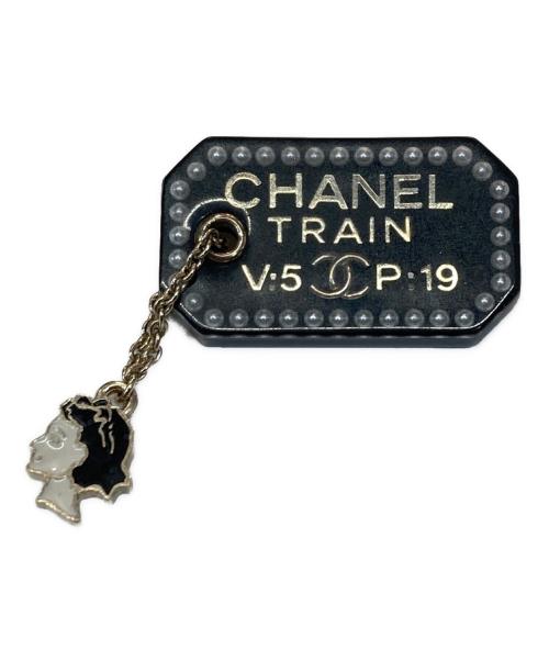 CHANEL（シャネル）CHANEL (シャネル) チャームデザインブローチ ブラックの古着・服飾アイテム