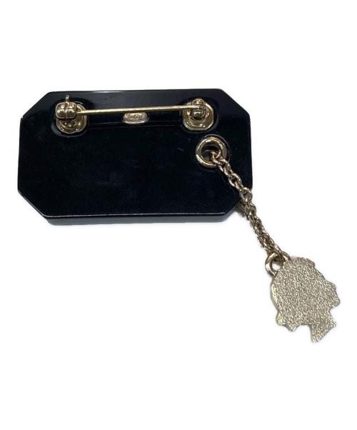 CHANEL（シャネル）CHANEL (シャネル) チャームデザインブローチ ブラックの古着・服飾アイテム