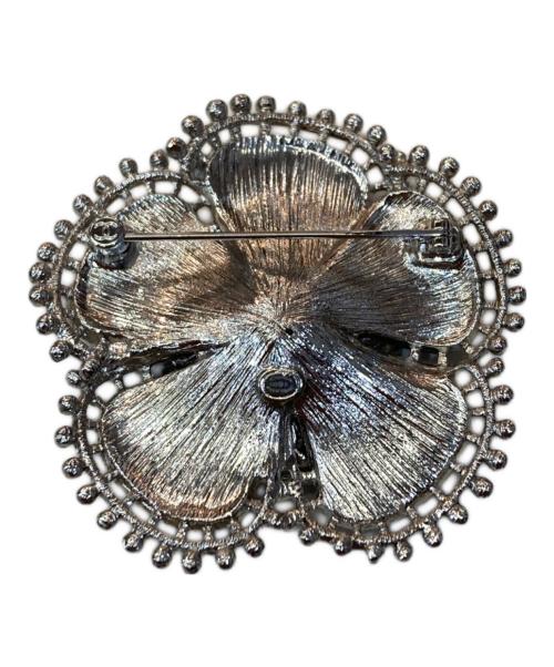 CHANEL（シャネル）CHANEL (シャネル) カメリア モチーフ ブローチ ブラックの古着・服飾アイテム