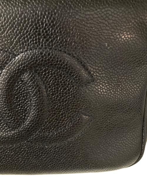 CHANEL（シャネル）CHANEL (シャネル) キャビアスキン ココマーク バニティバッグ ハンドバッグ ブラックの古着・服飾アイテム