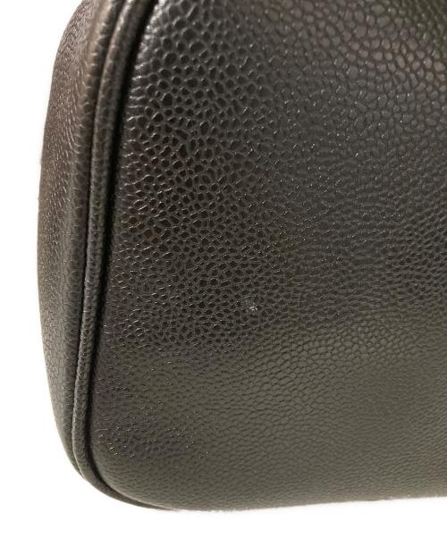 CHANEL（シャネル）CHANEL (シャネル) キャビアスキン ココマーク バニティバッグ ハンドバッグ ブラックの古着・服飾アイテム