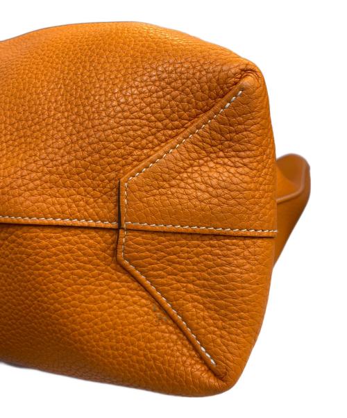 HERMES（エルメス）HERMES (エルメス) ドゥブルセンス45 トリヨンクレマンス トートバッグ ブラウン×オレンジの古着・服飾アイテム
