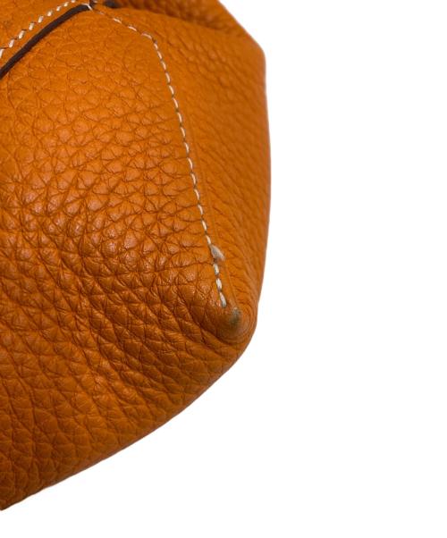 HERMES（エルメス）HERMES (エルメス) ドゥブルセンス45 トリヨンクレマンス トートバッグ ブラウン×オレンジの古着・服飾アイテム
