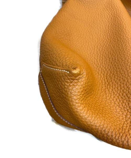 HERMES（エルメス）HERMES (エルメス) ドゥブルセンス45 トリヨンクレマンス トートバッグ ブラウン×オレンジの古着・服飾アイテム