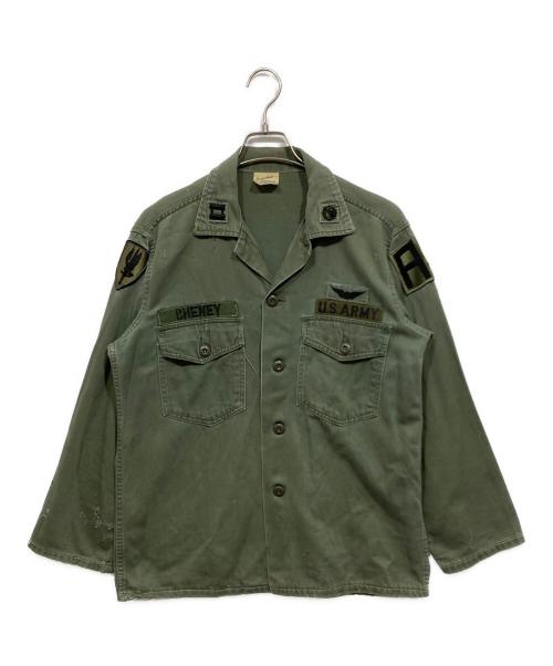 TROOPER（トルーパー）trooper (トルーパー) 60s ミリタリーシャツ オリーブ サイズ:Mの古着・服飾アイテム