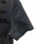 中古・古着 Jean Paul GAULTIER FEMME (ジャンポールゴルチェフェム) メッセージフロッキープリント Tシャツ ブラック サイズ:40：9000円