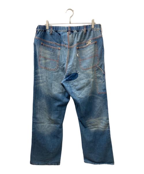 SAPEur（サプール）SAPEur (サプール) PROCESSED PAINTER ペインターパンツ ブルー サイズ:XLの古着・服飾アイテム