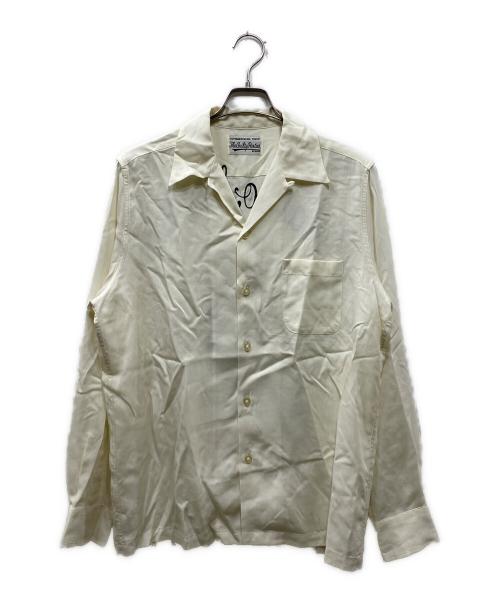 WACKO MARIA（ワコマリア）WACKO MARIA (ワコマリア) マリアエンブロイダリー オープンカラーシャツ ホワイト サイズ:Mの古着・服飾アイテム