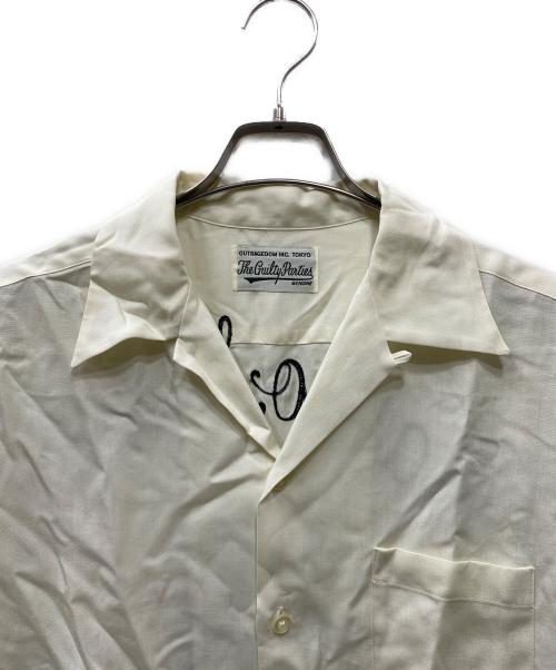 WACKO MARIA（ワコマリア）WACKO MARIA (ワコマリア) マリアエンブロイダリー オープンカラーシャツ ホワイト サイズ:Mの古着・服飾アイテム