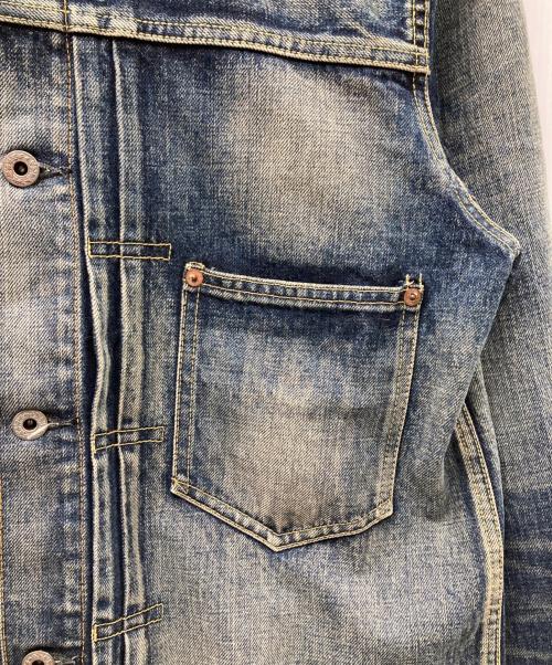 STUDIO D'ARTISAN&SA（ステュディオダルチザンアンドＳＡ）STUDIO D'ARTISAN&SA (ステュディオダルチザンアンドＳＡ) WWⅡ MODEL USED加工 デニムジャケット インディゴ サイズ:40の古着・服飾アイテム