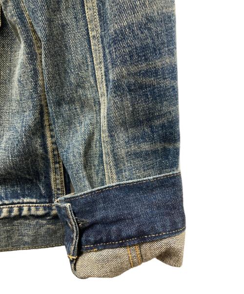 STUDIO D'ARTISAN&SA（ステュディオダルチザンアンドＳＡ）STUDIO D'ARTISAN&SA (ステュディオダルチザンアンドＳＡ) WWⅡ MODEL USED加工 デニムジャケット インディゴ サイズ:40の古着・服飾アイテム