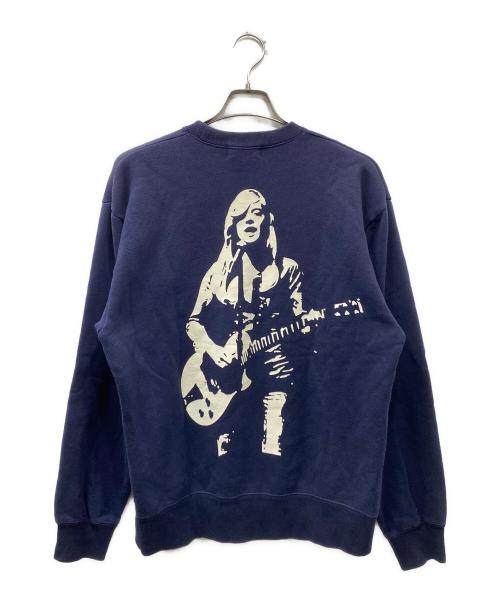 Hysteric Glamour（ヒステリックグラマー）Hysteric Glamour (ヒステリックグラマー) ROCKERS BACKPRINT SWEAT ネイビー サイズ:Mの古着・服飾アイテム