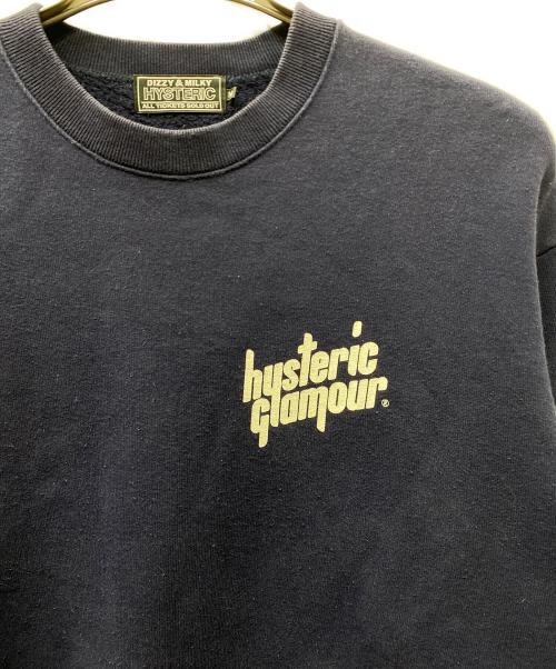 Hysteric Glamour（ヒステリックグラマー）Hysteric Glamour (ヒステリックグラマー) ROCKERS BACKPRINT SWEAT ネイビー サイズ:Mの古着・服飾アイテム