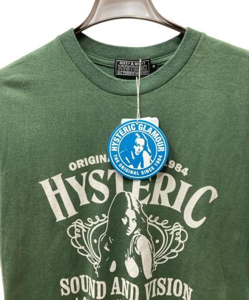 Hysteric Glamour（ヒステリックグラマー）Hysteric Glamour (ヒステリックグラマー) LADYLAND ACADEMY TEE グリーン サイズ:M 未使用品の古着・服飾アイテム