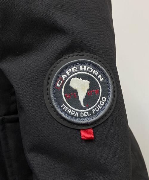CAPEHORN（ケープホーン）CAPEHORN (ケープホーン) BEAGLE ダウンコート ブラック サイズ:42の古着・服飾アイテム