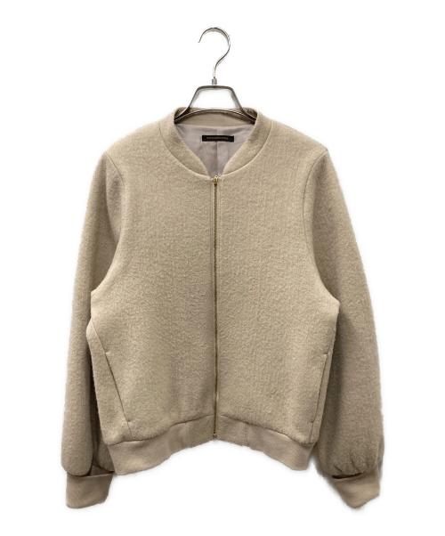 BARNYARDSTORM（バンヤードストーム）BARNYARDSTORM (バンヤードストーム) ウールカシミア混 シャギーブルゾン ベージュの古着・服飾アイテム