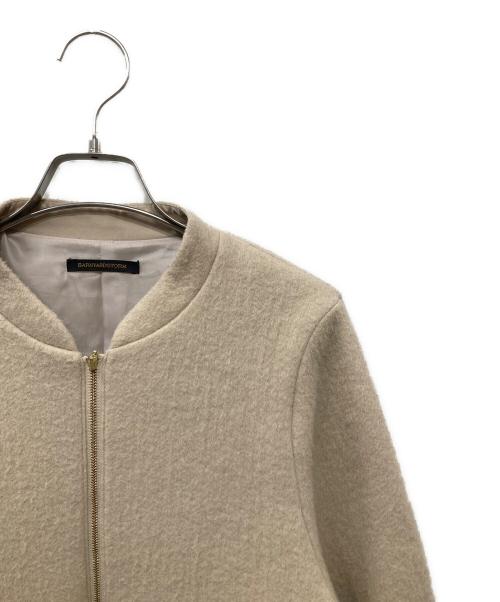 BARNYARDSTORM（バンヤードストーム）BARNYARDSTORM (バンヤードストーム) ウールカシミア混 シャギーブルゾン ベージュの古着・服飾アイテム