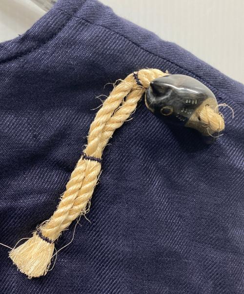 KAPITAL（キャピタル）KAPITAL (キャピタル) 変形コート ネイビー サイズ:Sの古着・服飾アイテム