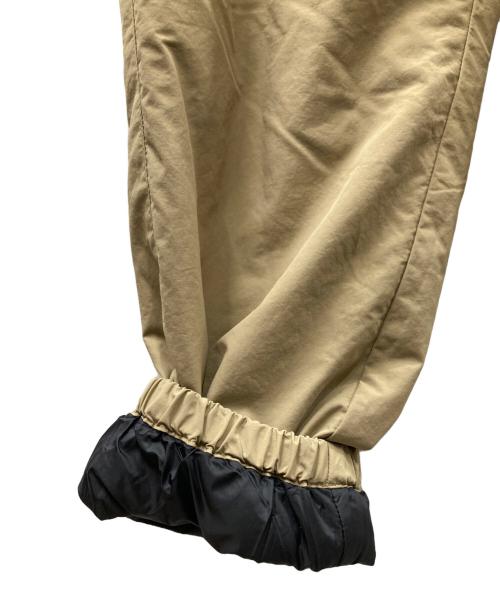 The Ennnoy Professional（ザ エンノイ プロフェッショナル）The Ennnoy Professional (ザ エンノイ プロフェッショナル) スタイリスト私物 (スタイリストシブツ) Belongings Nylon Padded Pants/ナイロンパテッドパンツ ベージュ サイズ:Mの古着・服飾アイテム