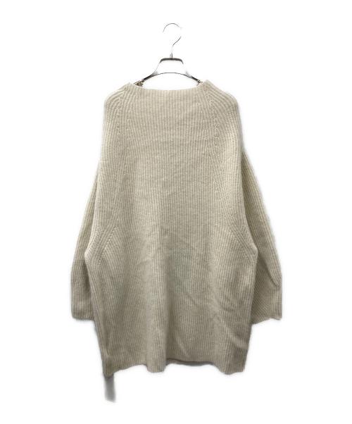 FRAY ID（フレイ アイディー）FRAY ID (フレイ アイディー) ラクーンニットミニワンピース アイボリー サイズ:Freeの古着・服飾アイテム