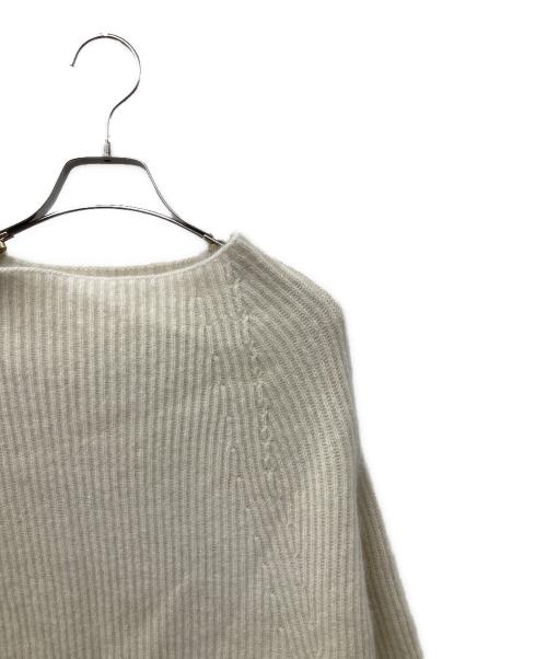 FRAY ID（フレイ アイディー）FRAY ID (フレイ アイディー) ラクーンニットミニワンピース アイボリー サイズ:Freeの古着・服飾アイテム