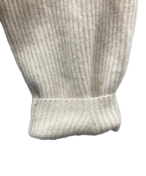 FRAY ID（フレイ アイディー）FRAY ID (フレイ アイディー) ラクーンニットミニワンピース アイボリー サイズ:Freeの古着・服飾アイテム