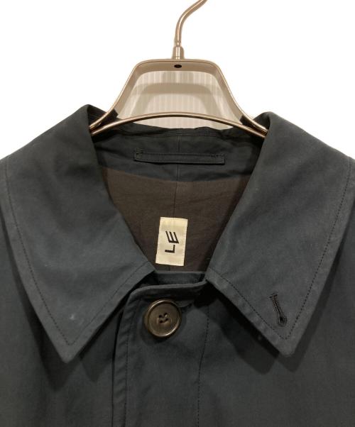 LE（エルイー）LE (エルイー) コットンギャバ バルカラーコート ネイビー サイズ:1の古着・服飾アイテム