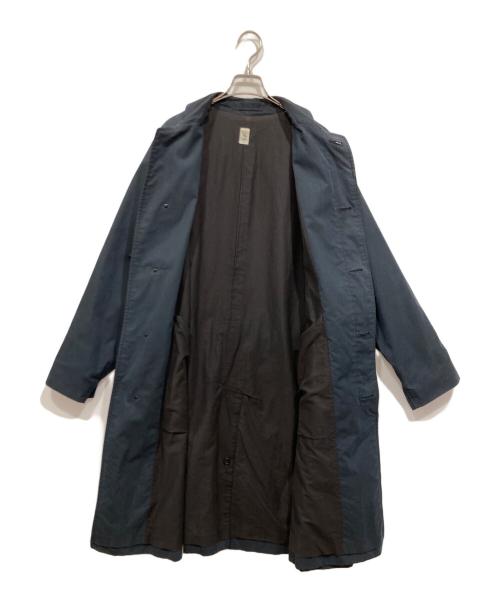 LE（エルイー）LE (エルイー) コットンギャバ バルカラーコート ネイビー サイズ:1の古着・服飾アイテム