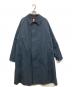 LE（エルイー）の古着「コットンギャバ バルカラーコート」｜ネイビー
