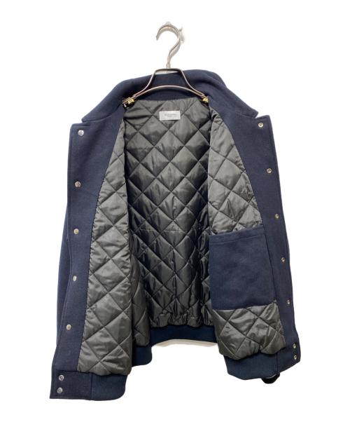 BLUETOWWN（ブルータウントウキョウ）BLUETOWWN (ブルータウントウキョウ) WOOL STADIUM JACKET/ウールスタジャン ネイビー サイズ:Sの古着・服飾アイテム