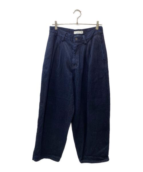 EVISTUB J（EVISTUB J）EVISTUB J (EVISTUB J) ワイドデニムパンツ インディゴ サイズ:Mの古着・服飾アイテム