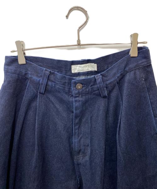 EVISTUB J（EVISTUB J）EVISTUB J (EVISTUB J) ワイドデニムパンツ インディゴ サイズ:Mの古着・服飾アイテム