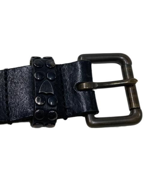 htc（エイチティーシー）htc (エイチティーシー) 5連スタッズベルト ブラック サイズ:85/34の古着・服飾アイテム