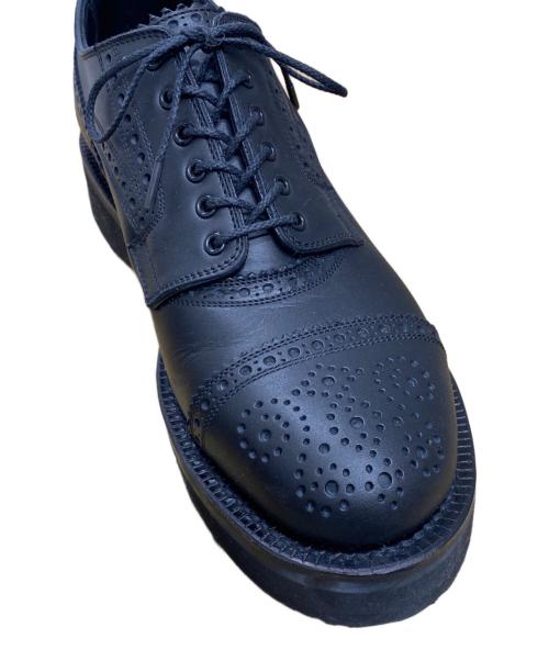 foot the coacher（フットザコーチャー）foot the coacher (フットザコーチャー) メダリオンシューズ ブラック サイズ:7 /12の古着・服飾アイテム