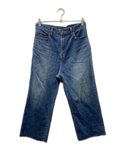 journal standard luxe（ジャーナルスタンダード ラックス）JOURNAL STANDARD LUXE (ジャーナルスタンダード ラックス) 12OZデニム フラムパンツ デニムパンツ インディゴ サイズ:Mの古着・服飾アイテム