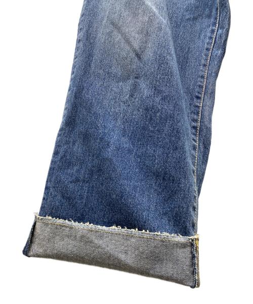 journal standard luxe（ジャーナルスタンダード ラックス）JOURNAL STANDARD LUXE (ジャーナルスタンダード ラックス) 12OZデニム フラムパンツ デニムパンツ インディゴ サイズ:Mの古着・服飾アイテム