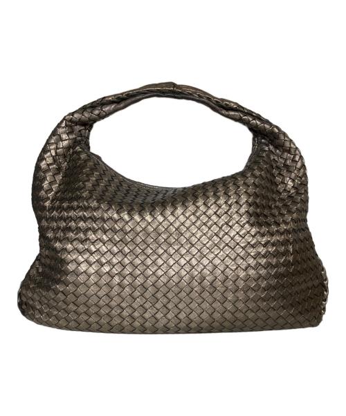 BOTTEGA VENETA（ボッテガベネタ）BOTTEGA VENETA (ボッテガベネタ) イントレチャート ワンショルダーバッグ シャンパンゴールドの古着・服飾アイテム