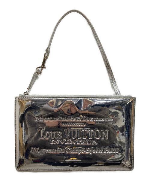 LOUIS VUITTON（ルイ ヴィトン）LOUIS VUITTON (ルイ ヴィトン) ミロワール ポシェット プラット クラッチバッグ シルバーの古着・服飾アイテム