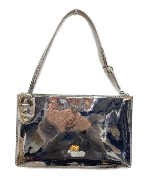 LOUIS VUITTON（ルイ ヴィトン）LOUIS VUITTON (ルイ ヴィトン) ミロワール ポシェット プラット クラッチバッグ シルバーの古着・服飾アイテム
