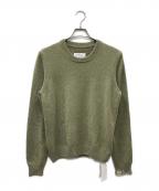 Maison Margielaメゾンマルジェラ）の古着「カシミア混クルーネックニット」｜グリーン