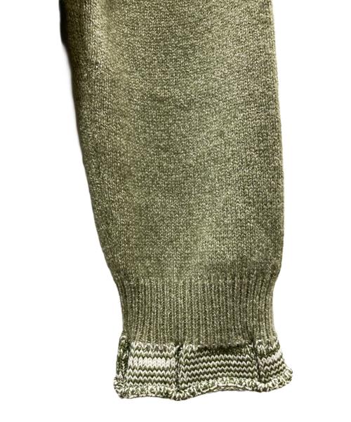 Maison Margiela（メゾンマルジェラ）Maison Margiela (メゾンマルジェラ) カシミア混クルーネックニット グリーン サイズ:XSの古着・服飾アイテム
