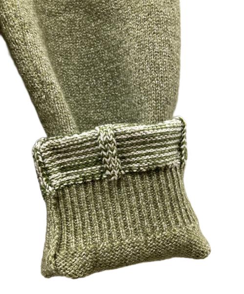 Maison Margiela（メゾンマルジェラ）Maison Margiela (メゾンマルジェラ) カシミア混クルーネックニット グリーン サイズ:XSの古着・服飾アイテム