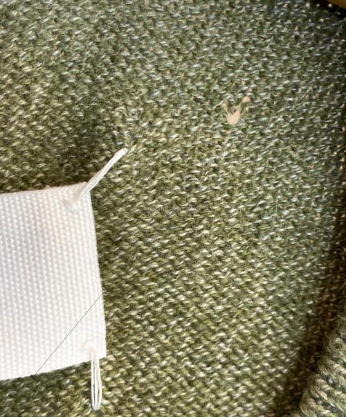 Maison Margiela（メゾンマルジェラ）Maison Margiela (メゾンマルジェラ) カシミア混クルーネックニット グリーン サイズ:XSの古着・服飾アイテム