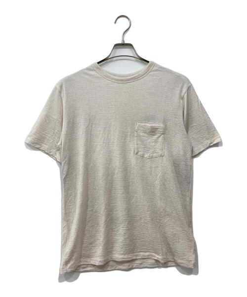 Icebreaker（アイスブレーカー）Icebreaker (アイスブレーカー) 150 ショートスリーブ ウール ポケット Tシャツ グレー サイズ:Mの古着・服飾アイテム