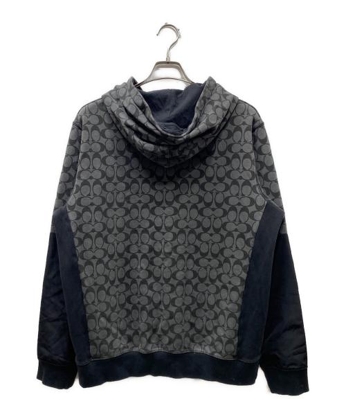 COACH（コーチ）COACH (コーチ) Cロゴ シグネチャー スウェット パーカー ブラック サイズ:不明（タグ消え）の古着・服飾アイテム