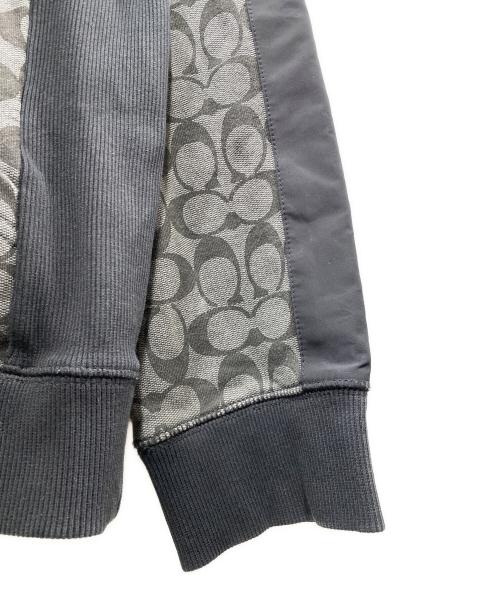 COACH（コーチ）COACH (コーチ) Cロゴ シグネチャー スウェット パーカー ブラック サイズ:不明（タグ消え）の古着・服飾アイテム