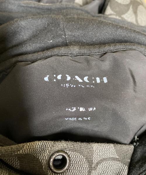 COACH（コーチ）COACH (コーチ) Cロゴ シグネチャー スウェット パーカー ブラック サイズ:不明（タグ消え）の古着・服飾アイテム