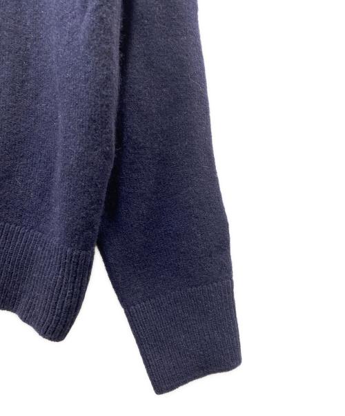maison kitsune（メゾンキツネ）MAISON KITSUNE (メゾンキツネ) BABY FOX PATCH BOXY KNIT ネイビー サイズ:Mの古着・服飾アイテム