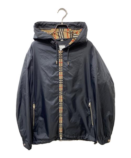 BURBERRY（バーバリー）BURBERRY (バーバリー) ノヴァチェック切替ナイロンジャケット ブラック サイズ:46の古着・服飾アイテム